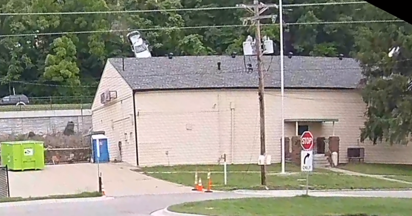 Car crashes into roof of veterans hall in Missouri — again