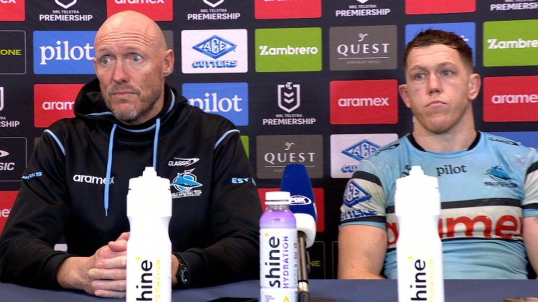 ‘Attitude check’: Sharks coach calls out players in 80 second presser after crushing defeat