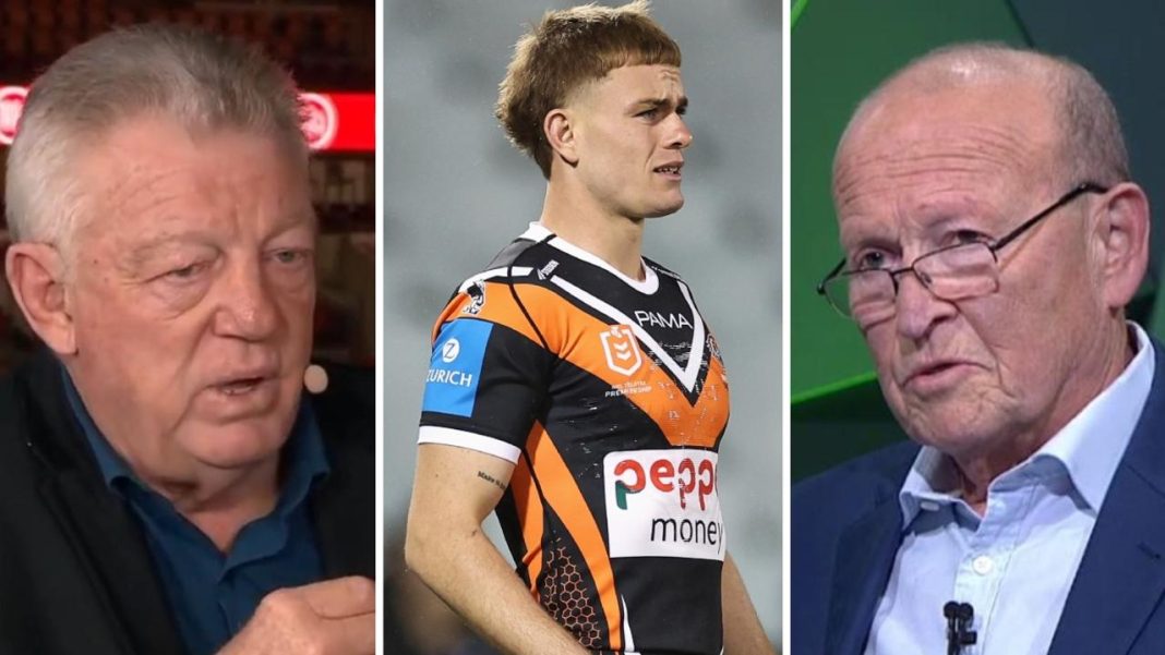 ‘Mind your words son’: Gus’ fiery live TV clash as Buzz exposes Dogs supremo with damning list