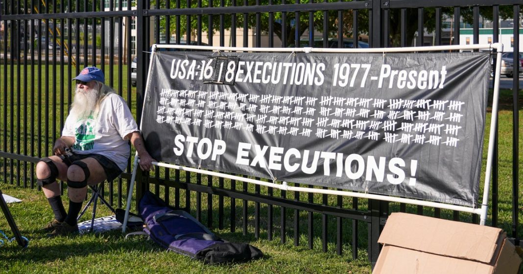 4 executions are scheduled in 4 different states this week, amid an uptick nationwide
