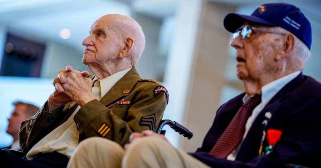 Last living WWII Army Rangers awarded Congressional Gold Medal